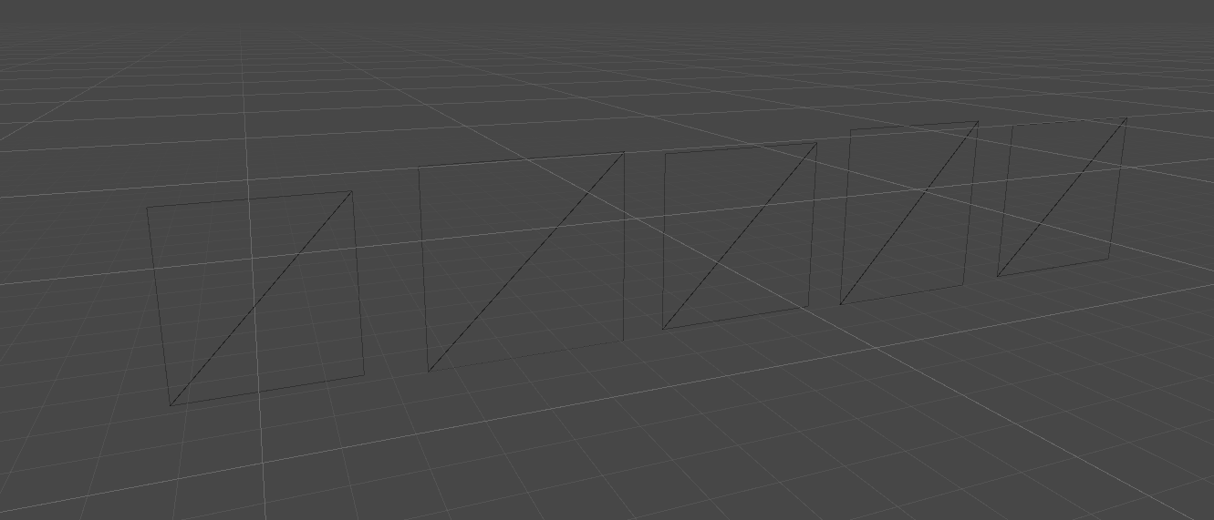 TextMesh Pro の平面メッシュ構造